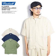 RADIALL FLOWER - OPEN COLLARED SHIRT S/S RAD-21SS-SH014画像