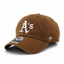 '47 Brand &times; Carhartt OAKLAND ATHLETICS CLEAN UP CAP BROWN BX-LANSD118DVS-BW画像