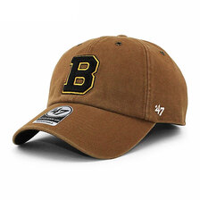 '47 Brand × Carhartt BOSTON BRUINS CLEAN UP CAP BROWN HVC-LANSD01DVS-BW33画像