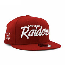 NEW ERA LAS VEGAS RAIDERS 9FIFTY SNAPBACK CAP RED NE44057画像