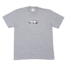 Supreme &times; Emilio Pucci 21SS Box Logo Tee GRAYxBLACK画像