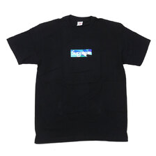 Supreme &times; Emilio Pucci 21SS Box Logo Tee BLACKxBLUE画像