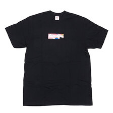 Supreme &times; Emilio Pucci 21SS Box Logo Tee BLACKxDUSTY PINK画像