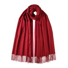 Johnstons Woven Stole(190&times;70) CLASSIC RED WA000056-SE0510画像