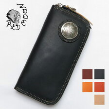 REDMOON ラウンドジップ ロングウォレット LP2000-RMA ネイティブアメリカンコンチョ画像