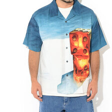 STUSSY Dice Painting S/S Shirt 1110170画像