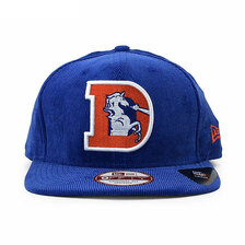 NEW ERA DENVER BRONCOS 9FIFTY VINTAGE CORDUROY SNAPBACK CAP BLUE NE44134画像