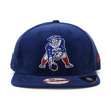 NEW ERA NEW ENGLAND PATRIOTS 9FIFTY VINTAGE CORDUROY SNAPBACK CAP NAVY NE44135画像