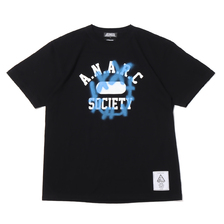 ANARC &times; atmos meets Mao Simmons SS TEE BLACK/BLUE ANC-004画像