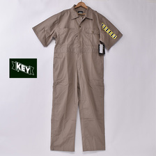 Key Industries 996 Short Sleeve Poplin Unlined Coveralls画像