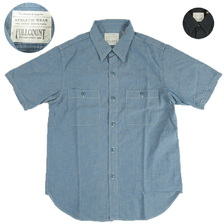 FULLCOUNT Chambray Shirt Half Sleeve 4821画像