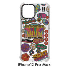 BTS &times; CASETiFY Dynamite Sticker Funk Case iPhone 12 Pro Max Ultra Impact Case CLEA画像
