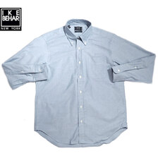 IKE BEHAR MF1501LB FREED0M FIT L/S B.D OXFORD SHIRTS blue画像