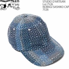 STUDIO D'ARTISAN Lot.7526 NORAGI SASHIKO CAP画像