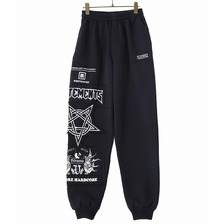 VETEMENTS HARDCORE PATCHED LOGO SWEATPANTS UA52PA350画像