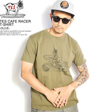 The Endless Summer TES CAFE RACER T-SHIRT -OLIVE- FH-1574360画像