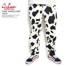 COOKMAN CHEF PANTS COW -WHITE- 231-11872画像