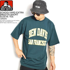 BEN DAVIS SCHOOLYARD EXTRA SMOOTH SHORT SLEEVE TEE -B.GREEN- C-1580041画像
