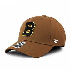 '47 Brand &times; Carhartt BOSTON BRUINS VINTAGE MVP CAP BROWN HVC-BOYLS01DUV-BW33画像