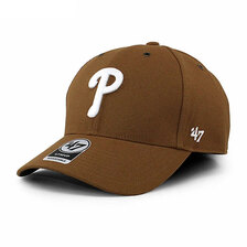 '47 Brand &times; Carhartt PHILADELPHIA PHILLIES MVP CAP BROWN BX-BOYLS119DUV-BWA画像