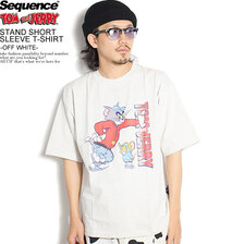 Sequence by B-ONE-SOUL TOM and JERRY STAND SHORT SLEEVE T-SHIRT -OFF WHITE- T-1570934画像