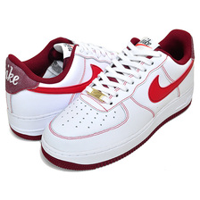 NIKE AIR FORCE 1 07 white/university red-team red DA8478-101画像