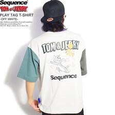 Sequence by B-ONE-SOUL TOM and JERRY PLAY TAG T-shirt -OFF WHITE- T-1570900画像