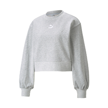 PUMA CLASSICS PUFF SLEEVE CREW GRAY 531616-04画像