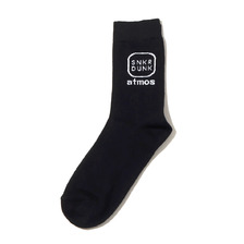atmos x SNKRDUNK SOCKS BLACK ASD-001-BLK画像