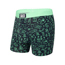 SAXX ULTRA BOXER BRIEF FLY GREEN ROUGHING IT SXBB30F-RGI画像