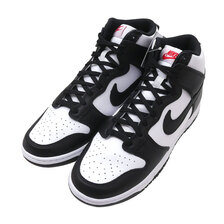 NIKE WMNS DUNK HIGH WHITE/BLACK-UNIVERSITY RED DD1869-103画像