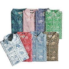 reyn spooner LAHAINA SAILOR Full-Open Aloha Shirt画像