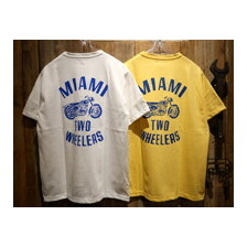 Cushman プリントTee MIAMI TWO WHEELERS 26642画像
