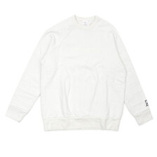 Numbers WORDMARK EMBOIDERED CREW OFF WHITE画像
