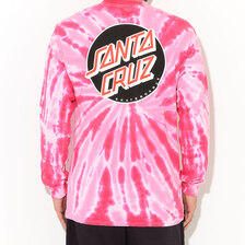 SANTA CRUZ Other Dot Tie Dye L/S Tee 44152625TIE画像