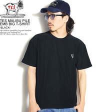 The Endless Summer TES MALIBU PILE EMB BIG T-SHIRT -BLACK- FH-1574333画像