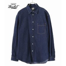 GOLD 10.5oz JELT DENIM BIG WESTERN SHIRT 21B-GL28725A画像
