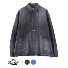 GOLD 10.5oz JELT DENIM WWII COVERALL AGING MODEL HARD WASH 21B-GL14922H画像