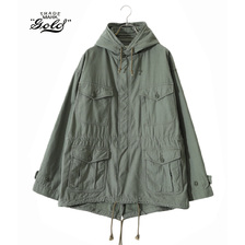 GOLD LIGHT BACKSATIN BRITISH ARMY MIDDLE PARKA 21B-GL14914画像
