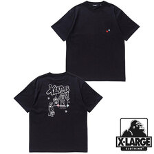 X-LARGE S/S POCKET TEE WEEKENDER BLACK 101218011010画像