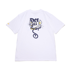 atmos &times; KOUSUKE SHIMIZU TEE WHITE/NAVY SK-01-WHN画像