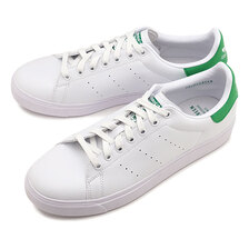 adidas Originals STAN SMITH VULC FTWR WHITE/FTWR WHITE/GREEN FX8070画像