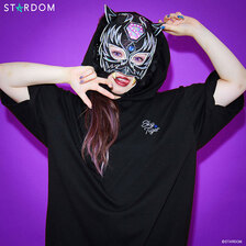 HTML ZERO3 &times; STARDOM スターライト・キッド Skytiger Hood S/S Tee T594画像