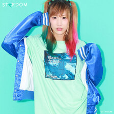 HTML ZERO3 &times; STARDOM ウナギ・サヤカ すぐ熱 S/S Tee T593画像