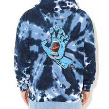 SANTA CRUZ Screaming Hand Tie Dye Pullover Hoodie 44251179画像