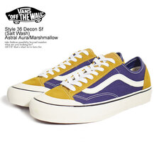 VANS Style 36 Decon Sf (Salt Wash) Astral Aura/Marshmallow VN0A5HYRA0S画像