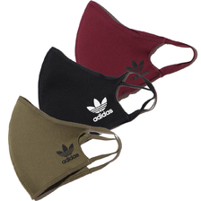 adidas FACE COVER ORIGINALS BLACK/FOCUS OLIVE/VICTORY CRIMSON HC4696画像