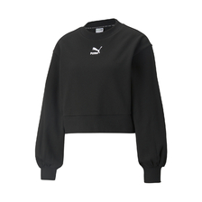 PUMA CLASSICS PUFF SLEEVE CREW BLACK 531616-01画像