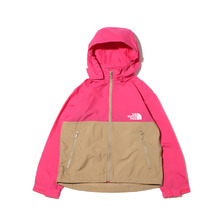 THE NORTH FACE COMPACT JACKET (KIDS) CABARET PINK / KELPTAN NPJ21810-PT画像