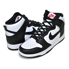 NIKE WMNS DUNK HIGH white/black-university red DD1869-103画像